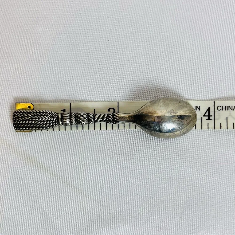 Vintage Silea Silver Plated Tassell Spoon